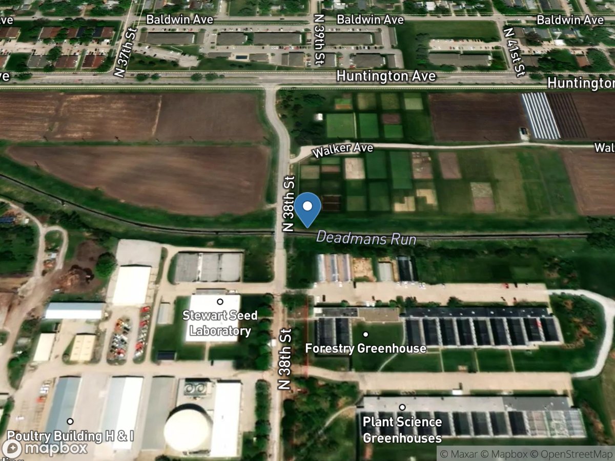 Deadmans Run at 38th Street at Lincoln, Nebr. location