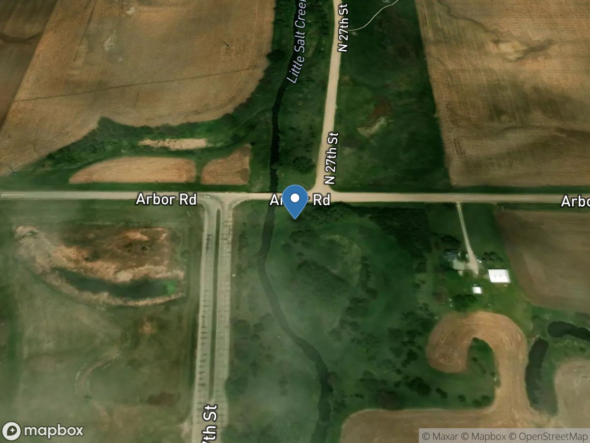 Little Salt Creek near Lincoln, Nebr. location