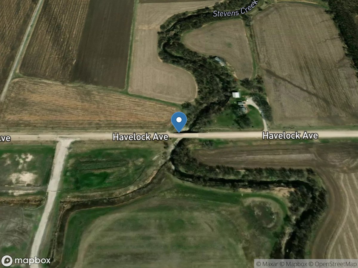 Stevens Creek near Lincoln, Nebr. location