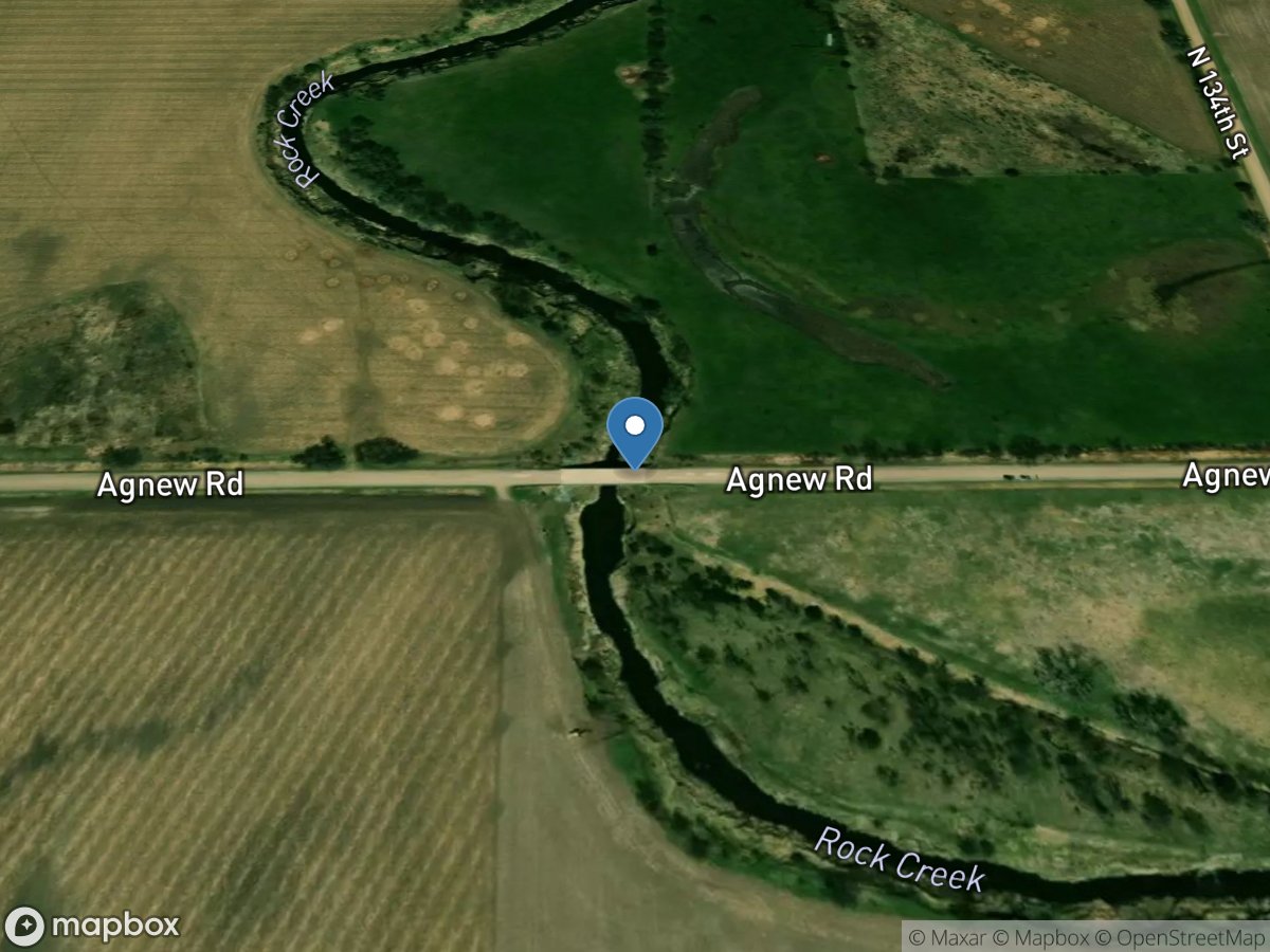 Rock Creek near Ceresco, Nebr. location