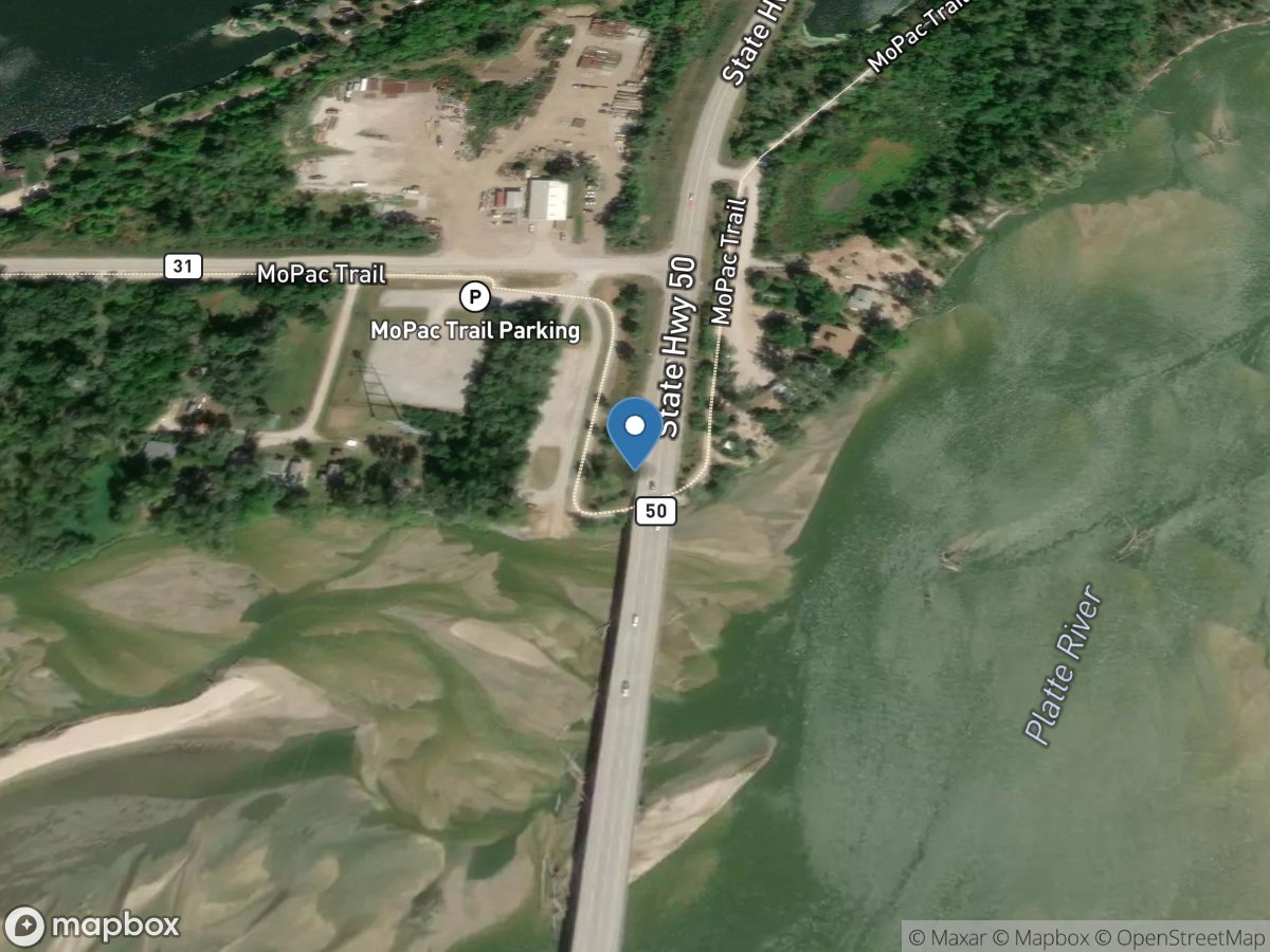 Platte River at Louisville, Nebr location