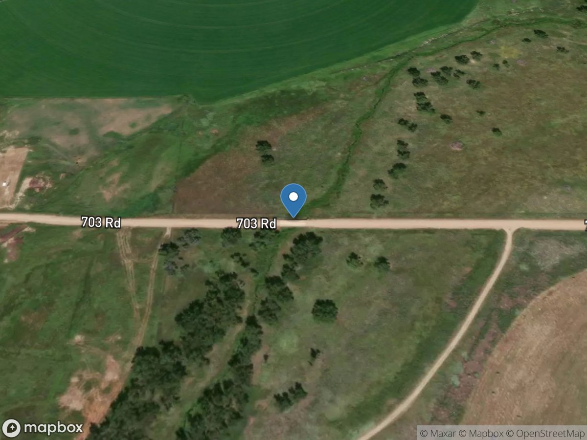 Arikaree River near Haigler, Nebr. location