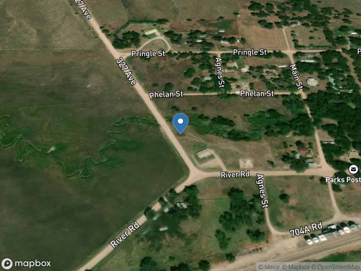 Rock Creek at Parks, Nebr. location