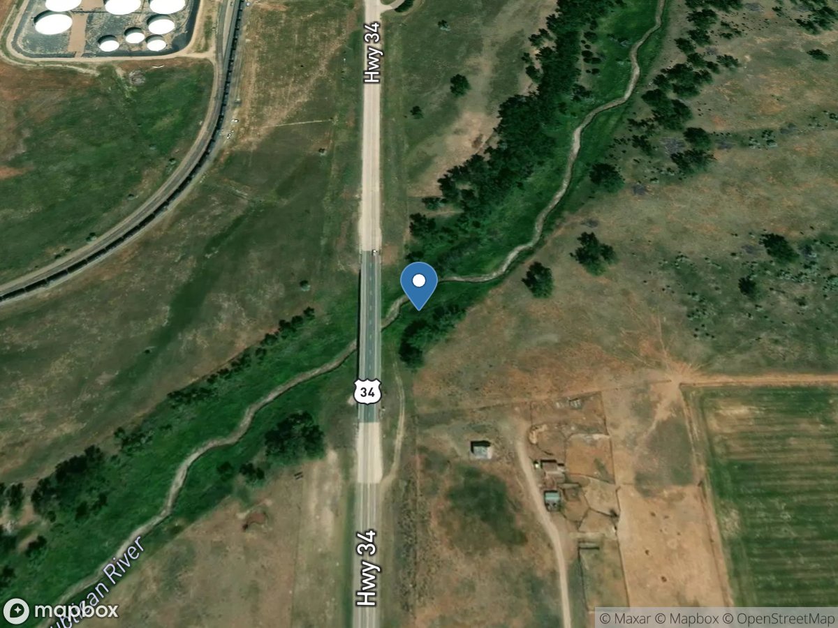 Republican River at Benkelman, Nebr. location