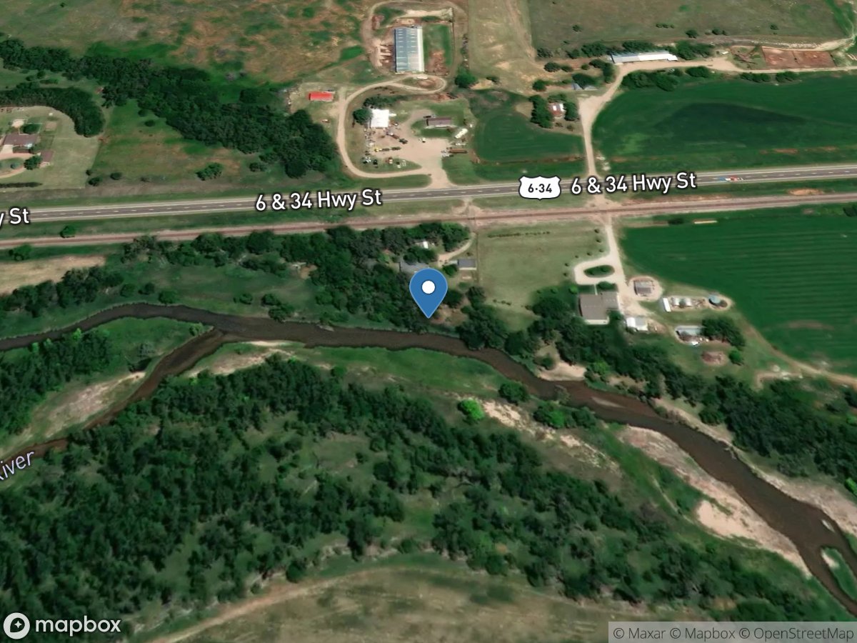 Republican River at Cambridge, Nebr. location