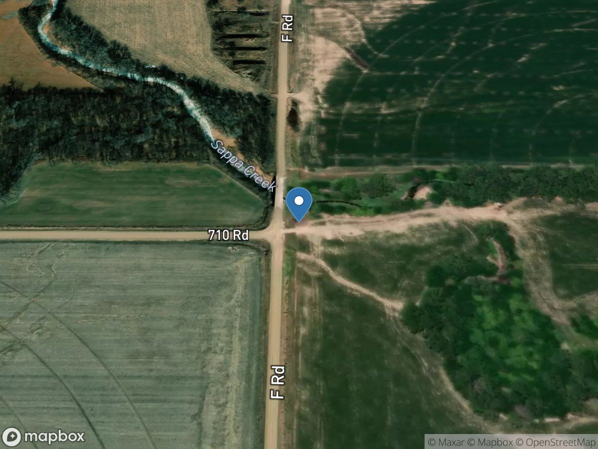 Sappa Creek near Stamford, Nebr. location