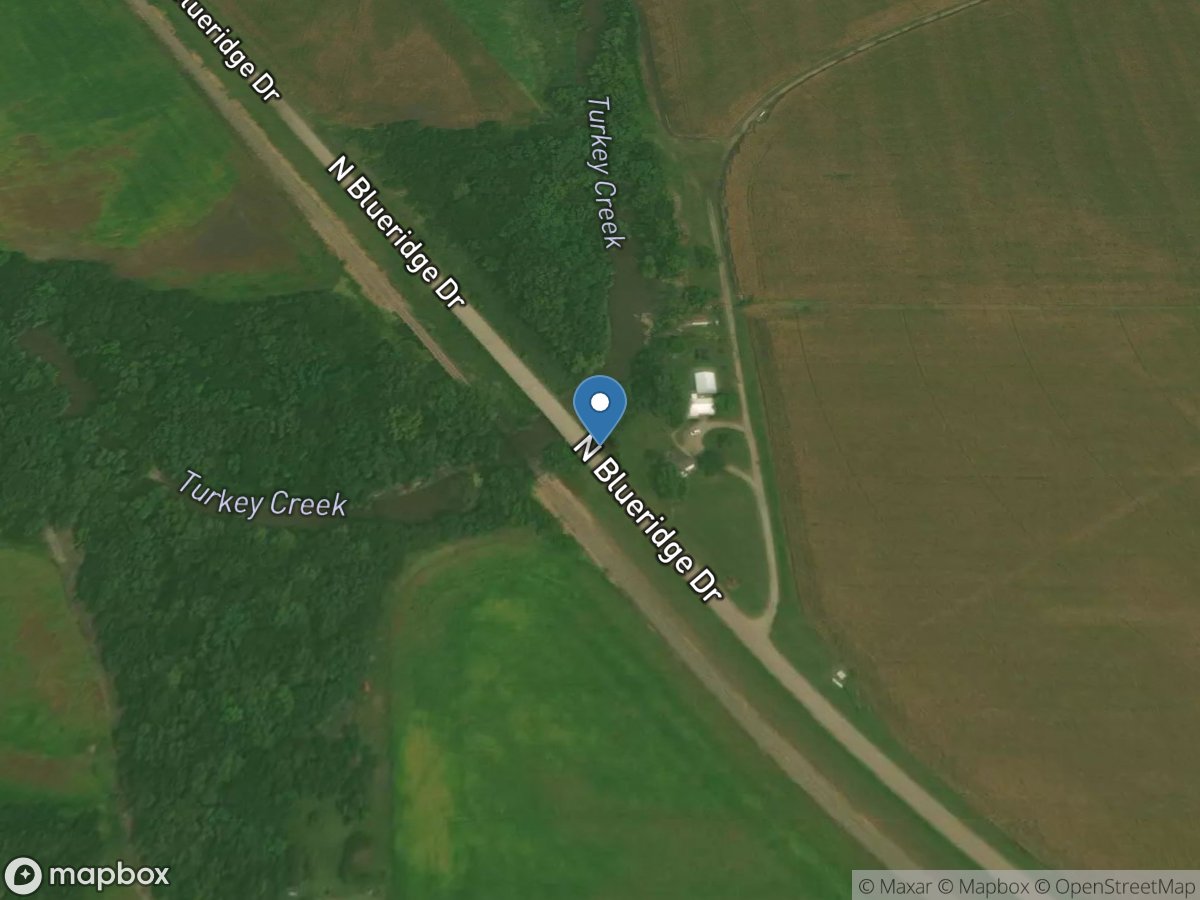 Turkey Creek near DeWitt, Nebr. location