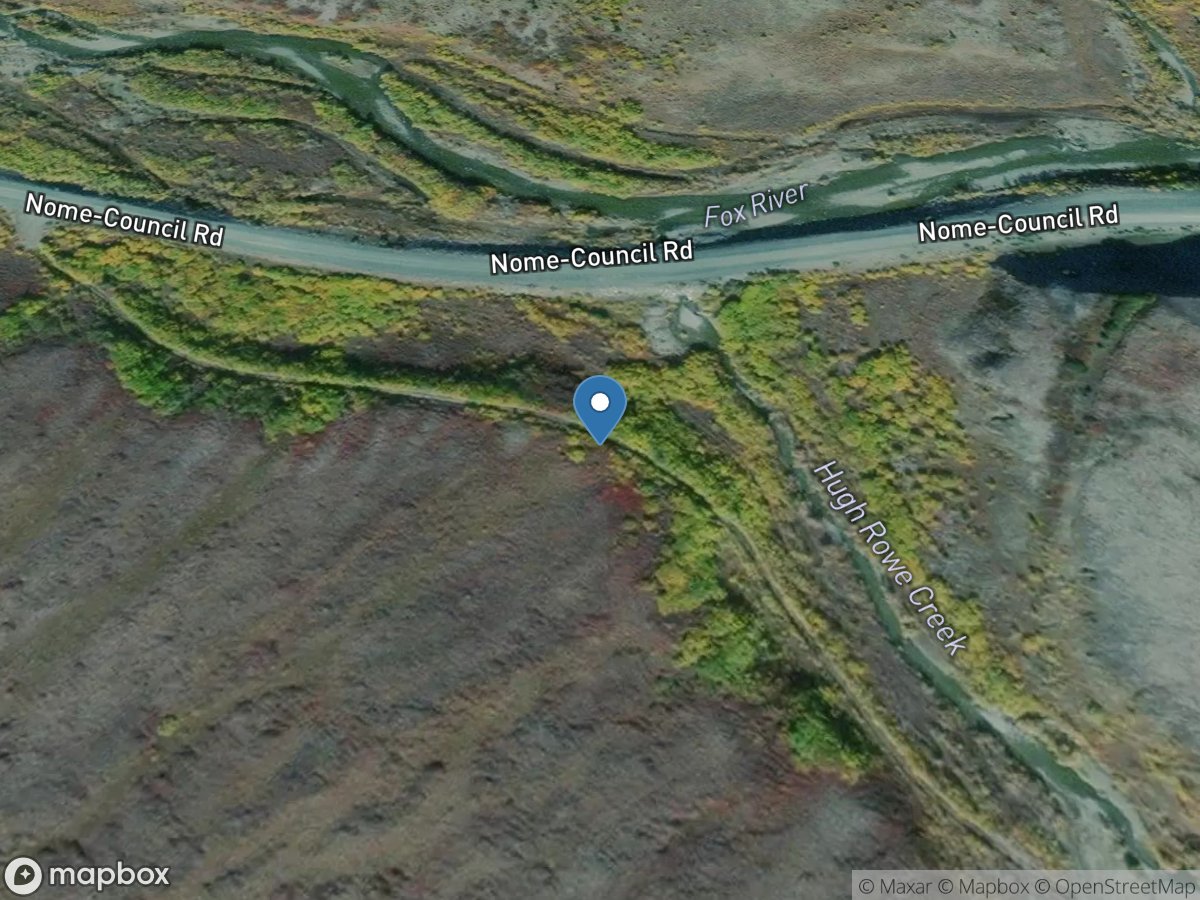 Hugh Rowe Creek near Council AK location