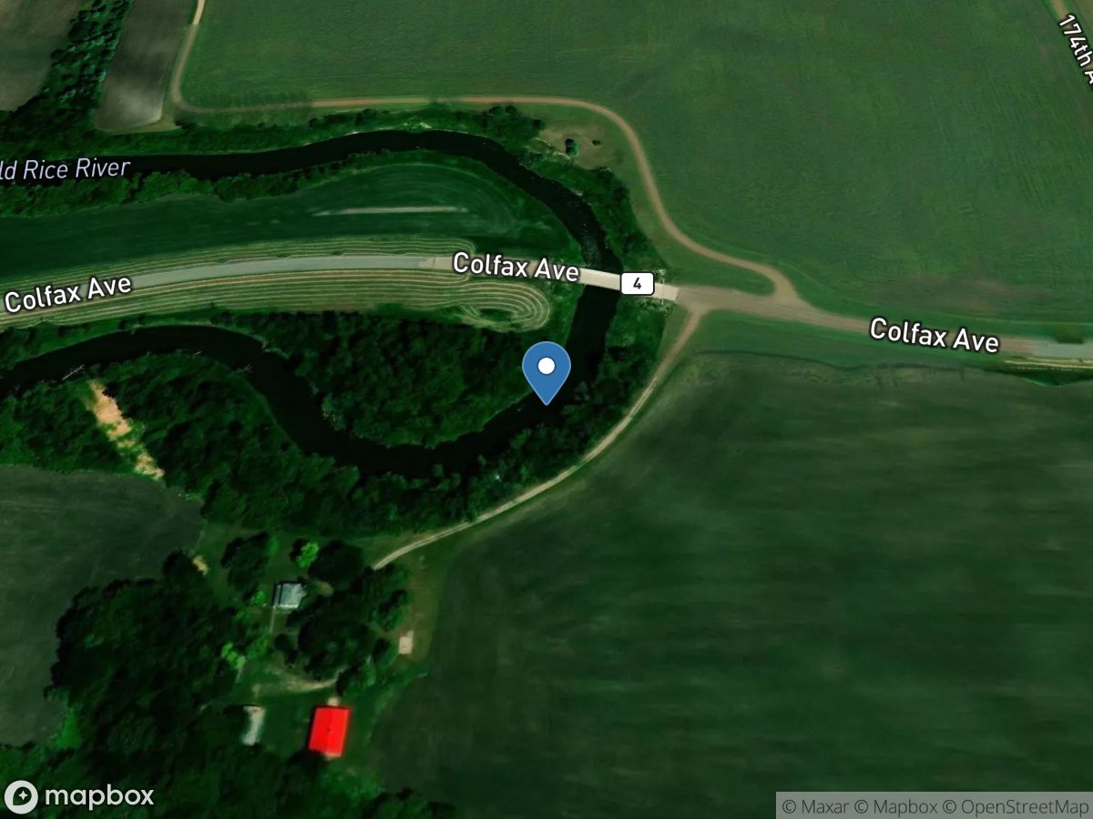 Wild Rice River near Abercrombie, ND location