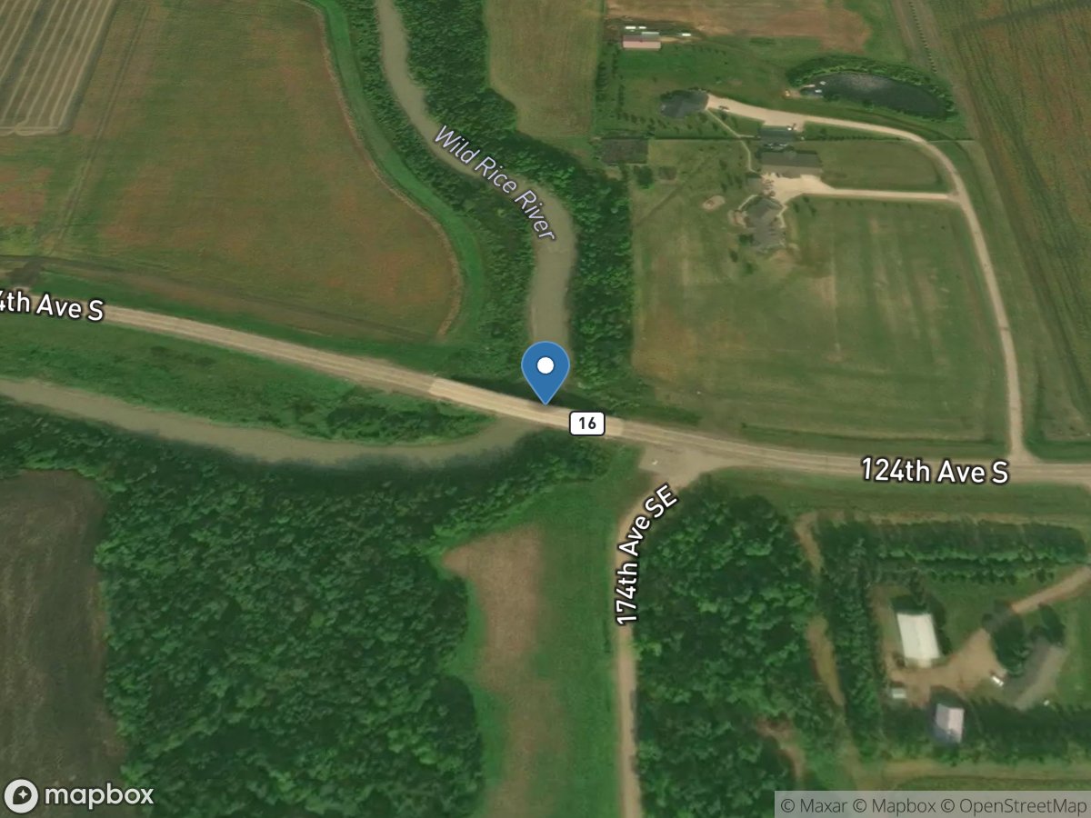 Wild Rice River near ST Benedict, ND location