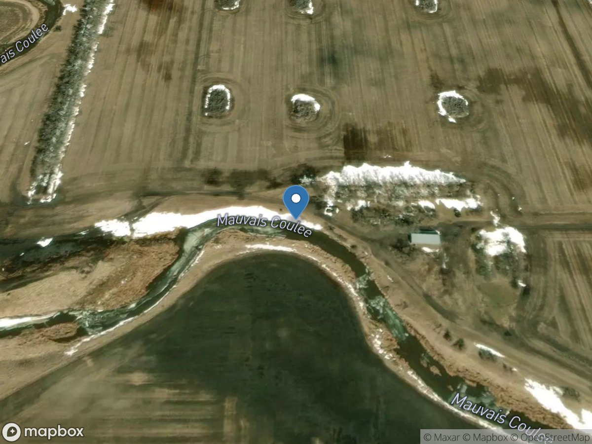 Mauvais Coulee near Cando, ND location