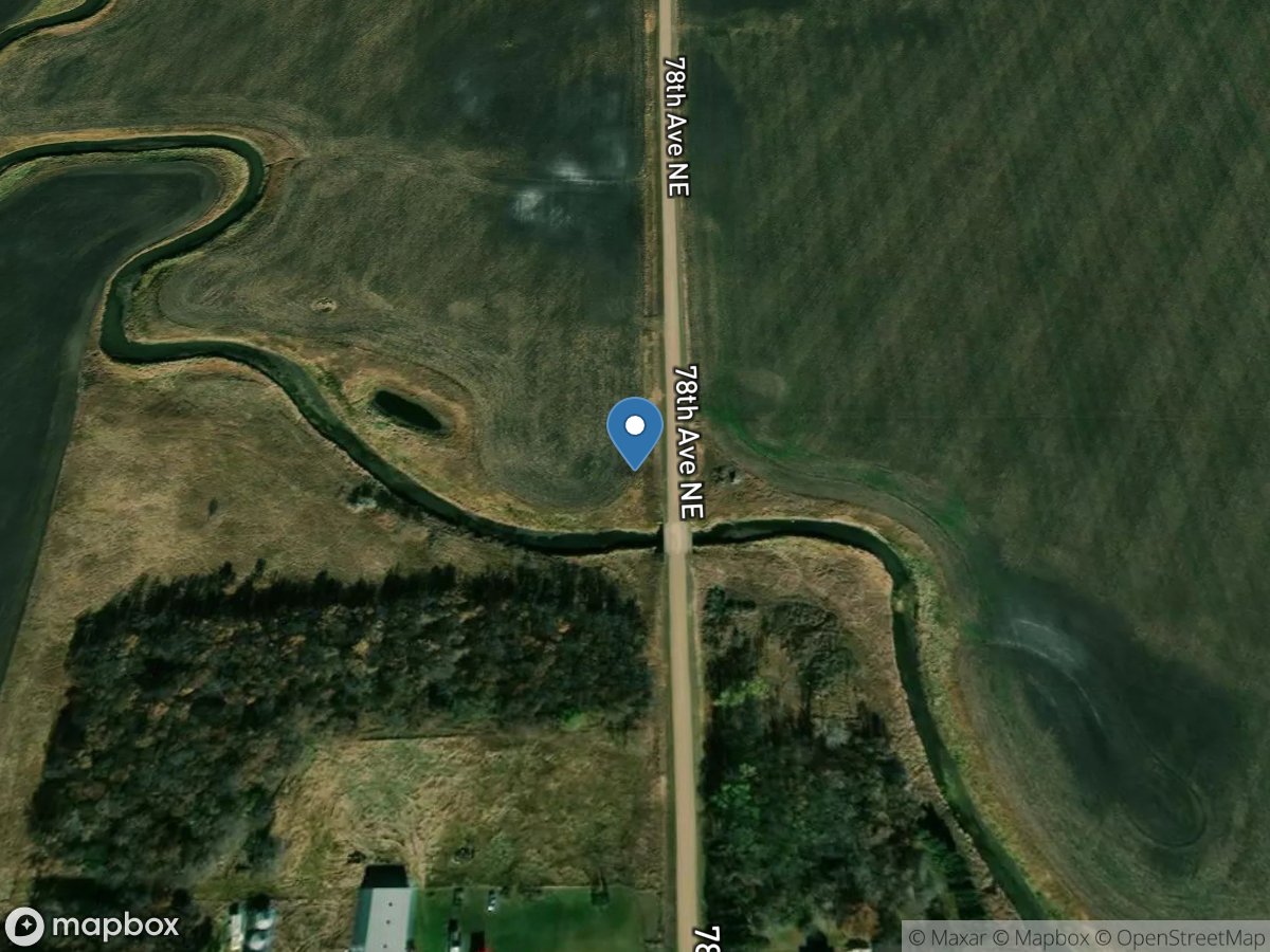 Starkweather Coulee near Webster, ND location