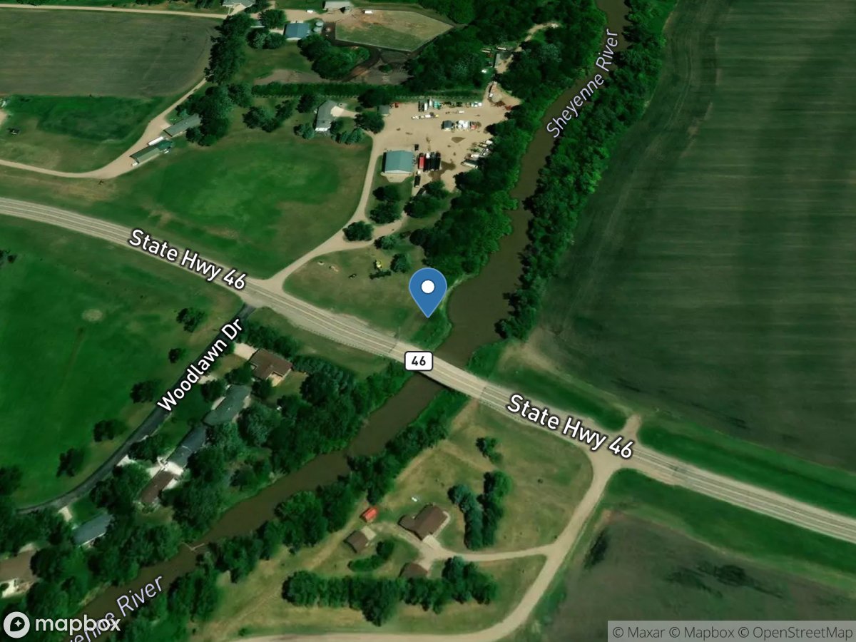 Sheyenne River near Kindred, ND location