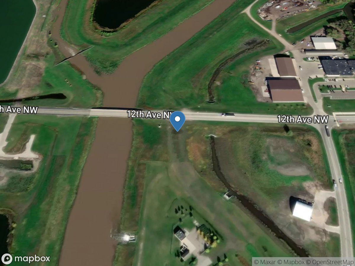 Sheyenne River Diversion at West Fargo, ND location