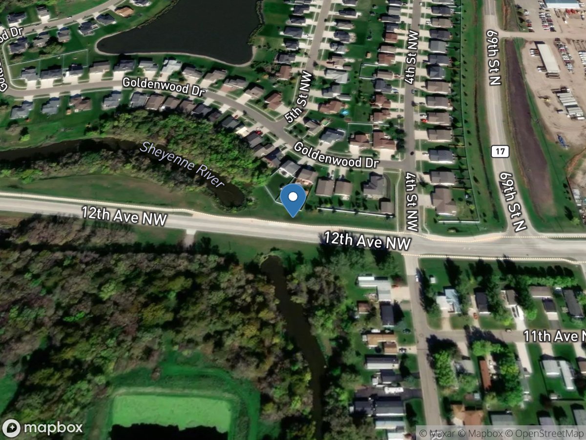 Sheyenne River at West Fargo, ND location