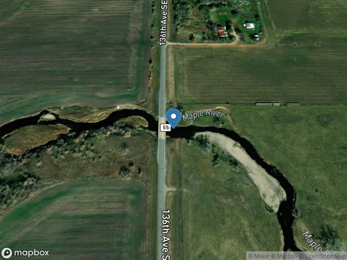 Maple River near Enderlin, ND location
