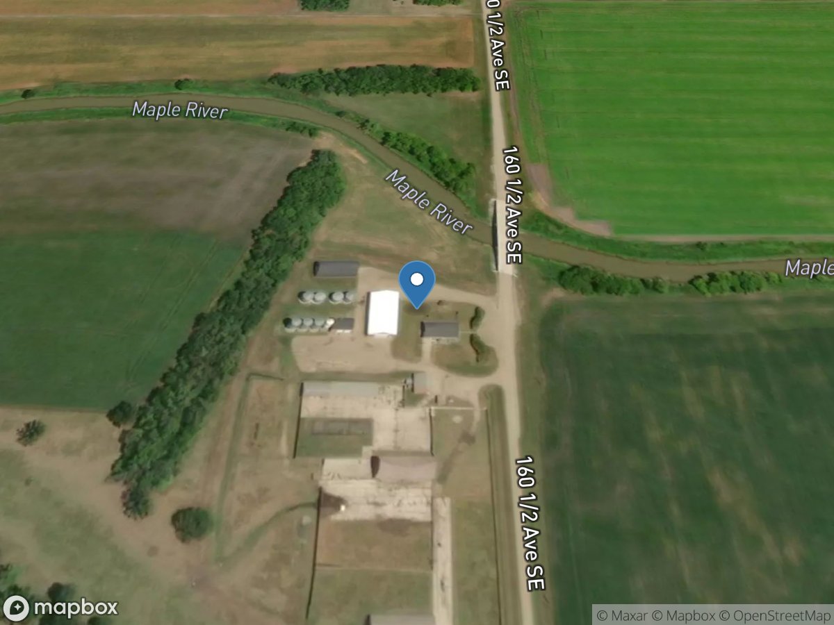 Maple River near Mapleton, ND location