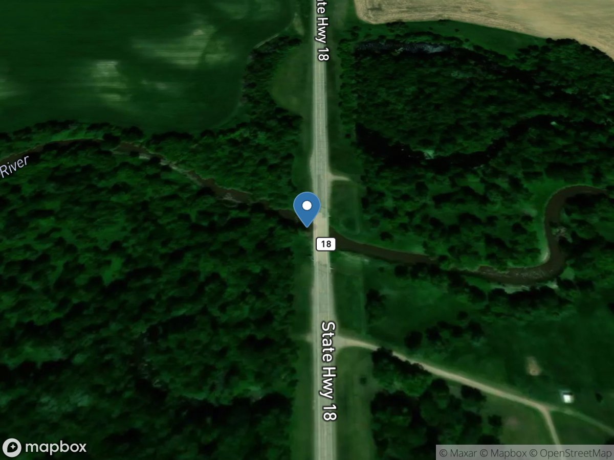 Goose River near Portland, ND location