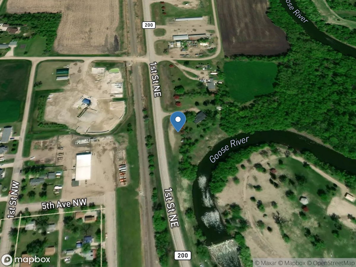 Goose River at Hillsboro, ND location