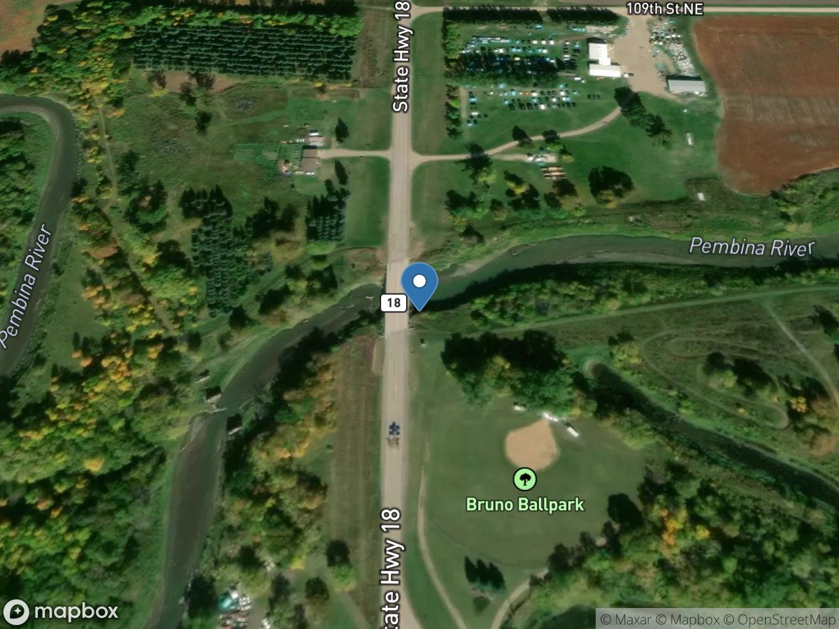 Pembina River at Neche, ND location