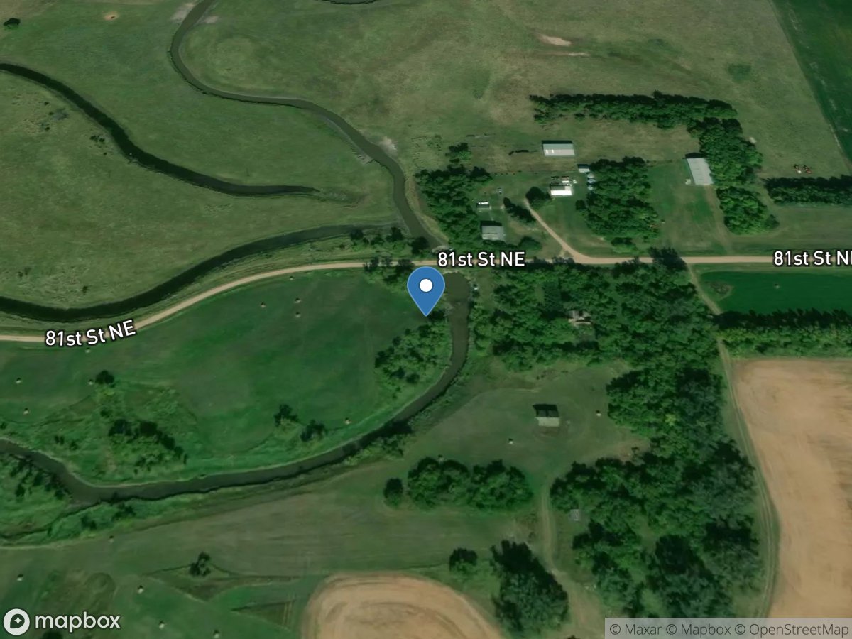 Willow Creek near Willow City, ND location