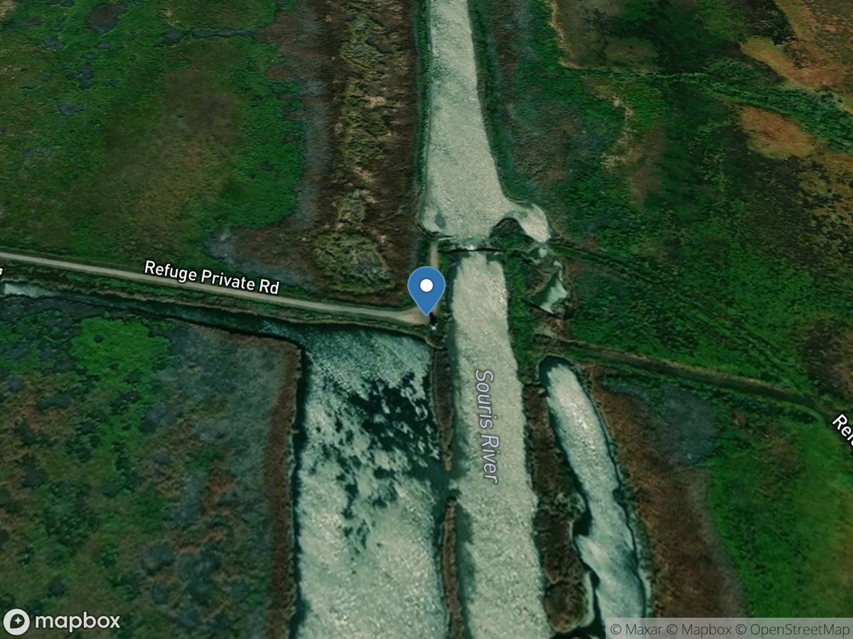 Souris River near Westhope, ND location