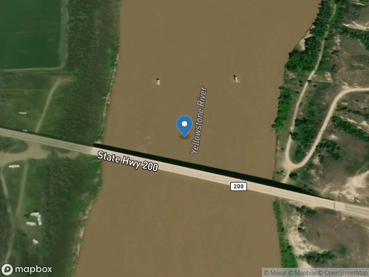 Yellowstone River No. 2 near Cartwright, ND location