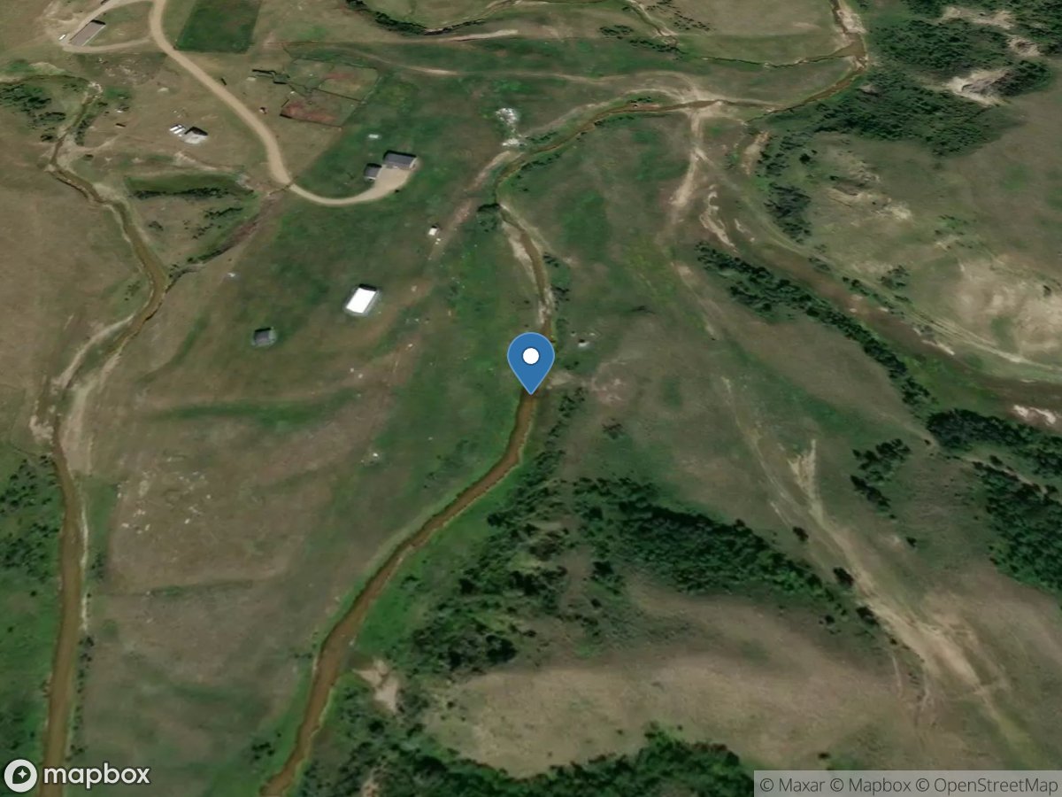 Bear Den Creek near Mandaree, ND location