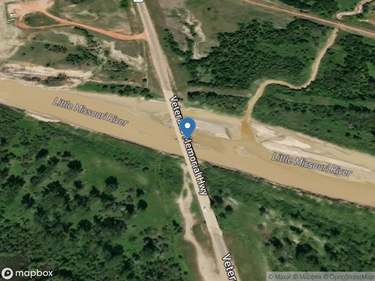 Little Missouri River above Mouth near Oakdale, ND location