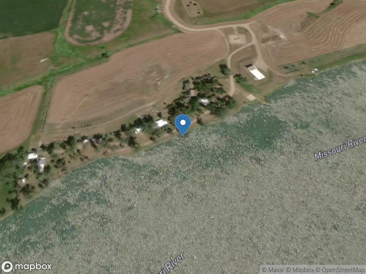 Missouri River near Hensler, ND location