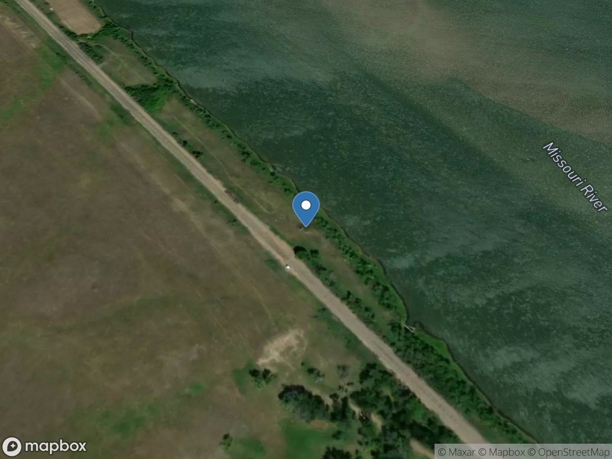 Missouri River at Price, ND location