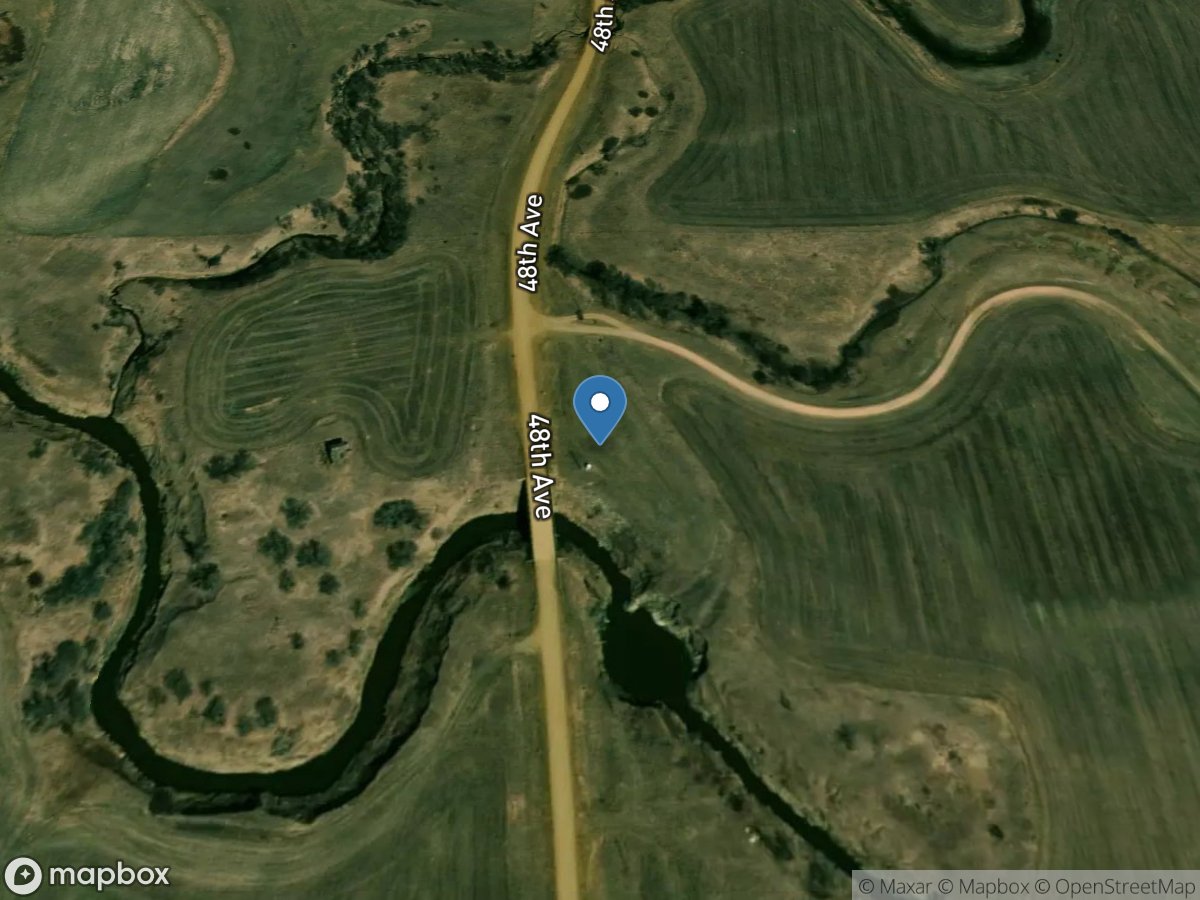 Big Muddy Creek near Almont, ND location