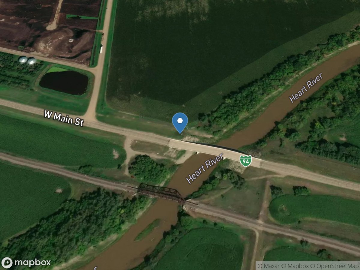 Heart River near Mandan, ND location