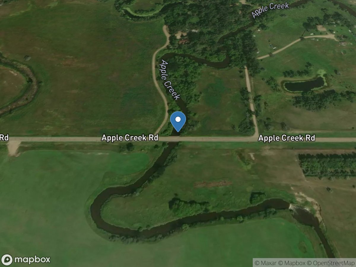 Apple Creek near Menoken, ND location