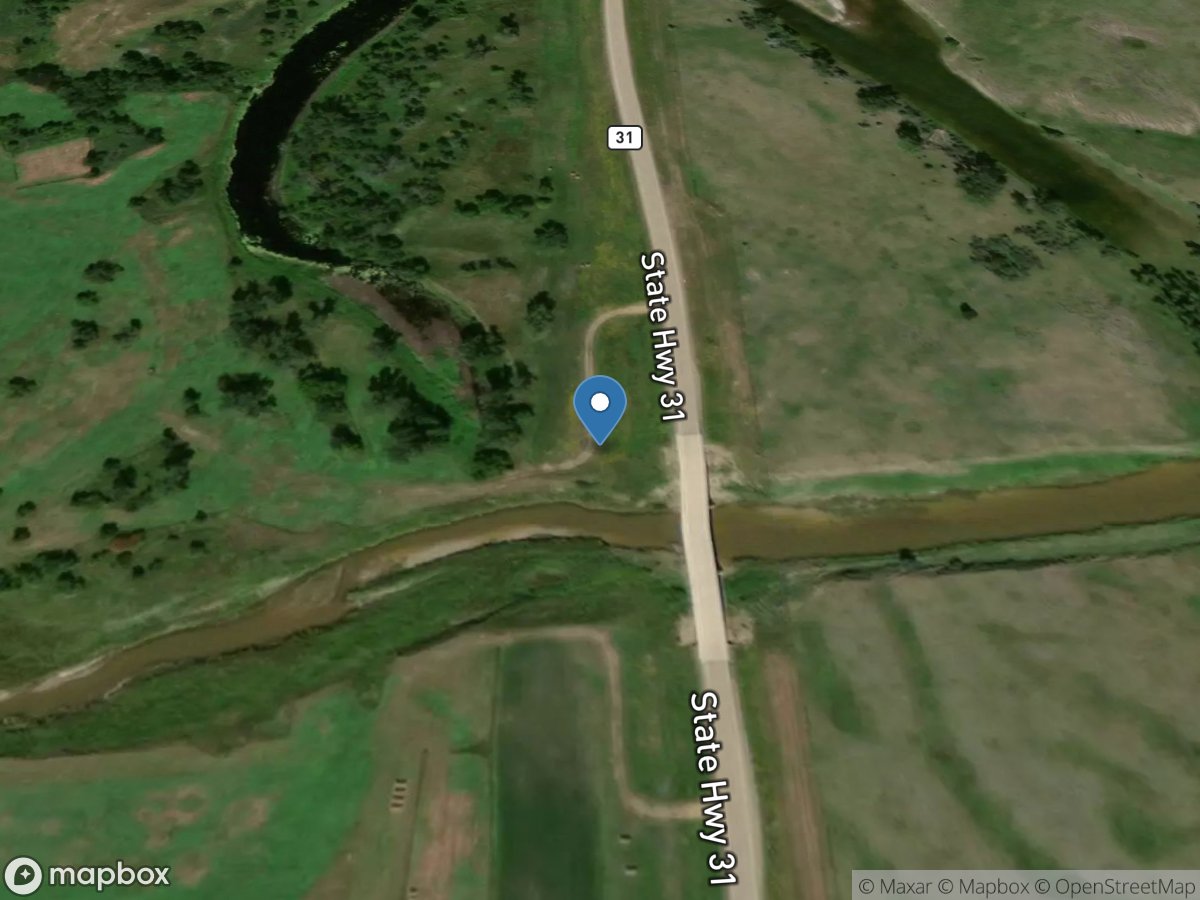 Cannonball River near Raleigh, ND location