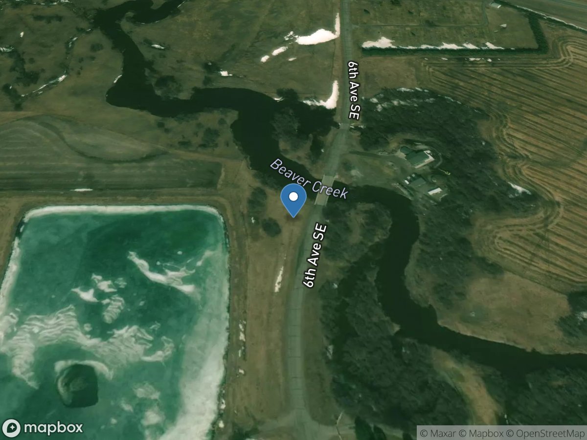 Beaver Creek below Linton, ND location