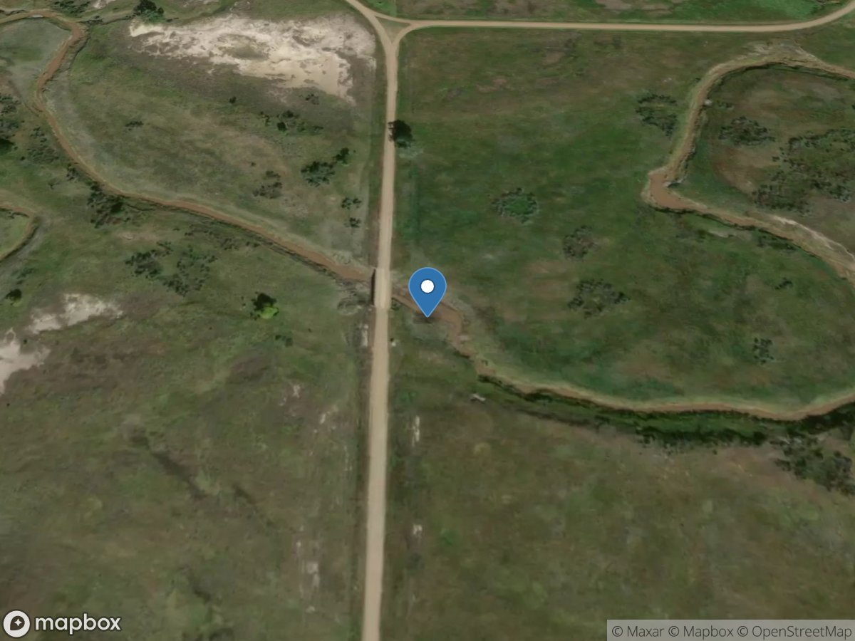 Porcupine Creek near Fort Yates, ND location