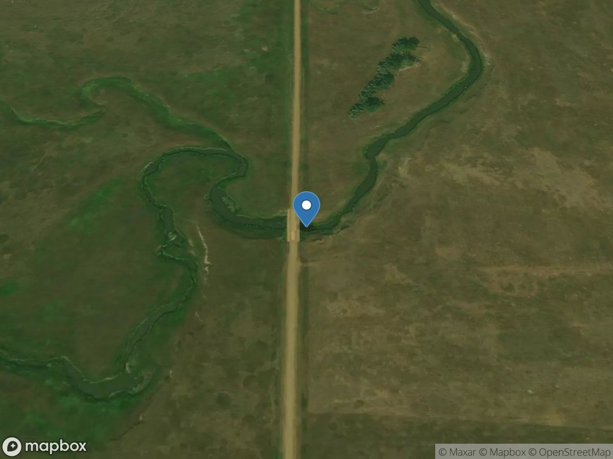 North Fork Grand River above Bowman-Haley Lake, ND location