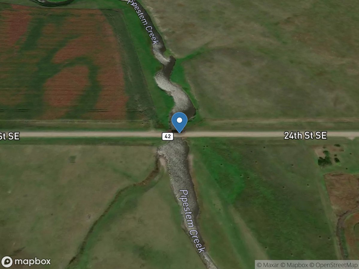 Pipestem Creek near Buchanan, ND location