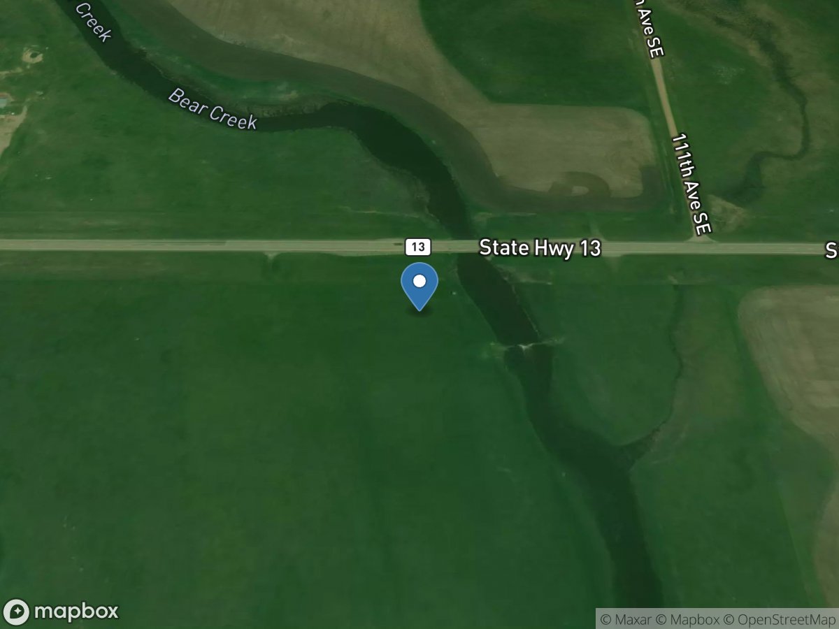 Bear Creek near Oakes, ND location