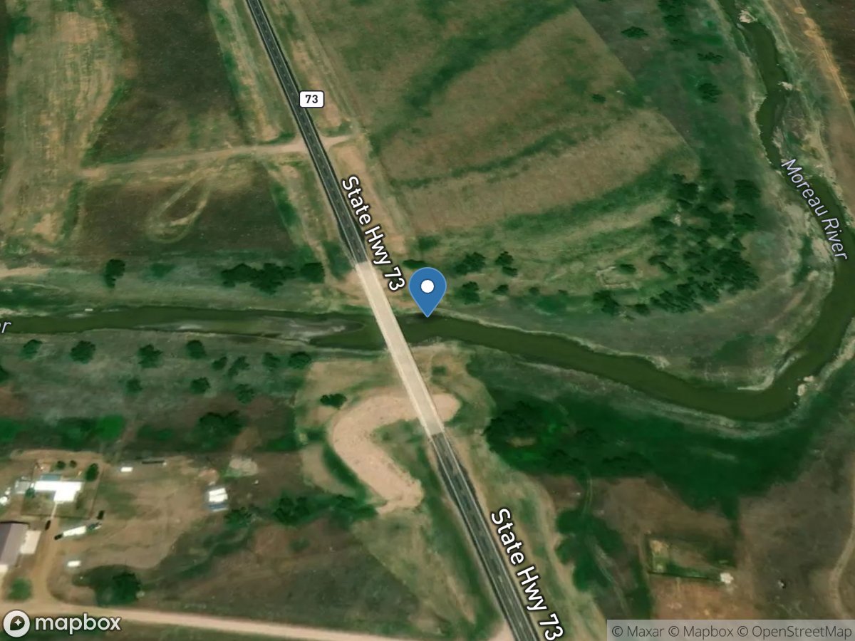 Moreau River near Faith,SD location