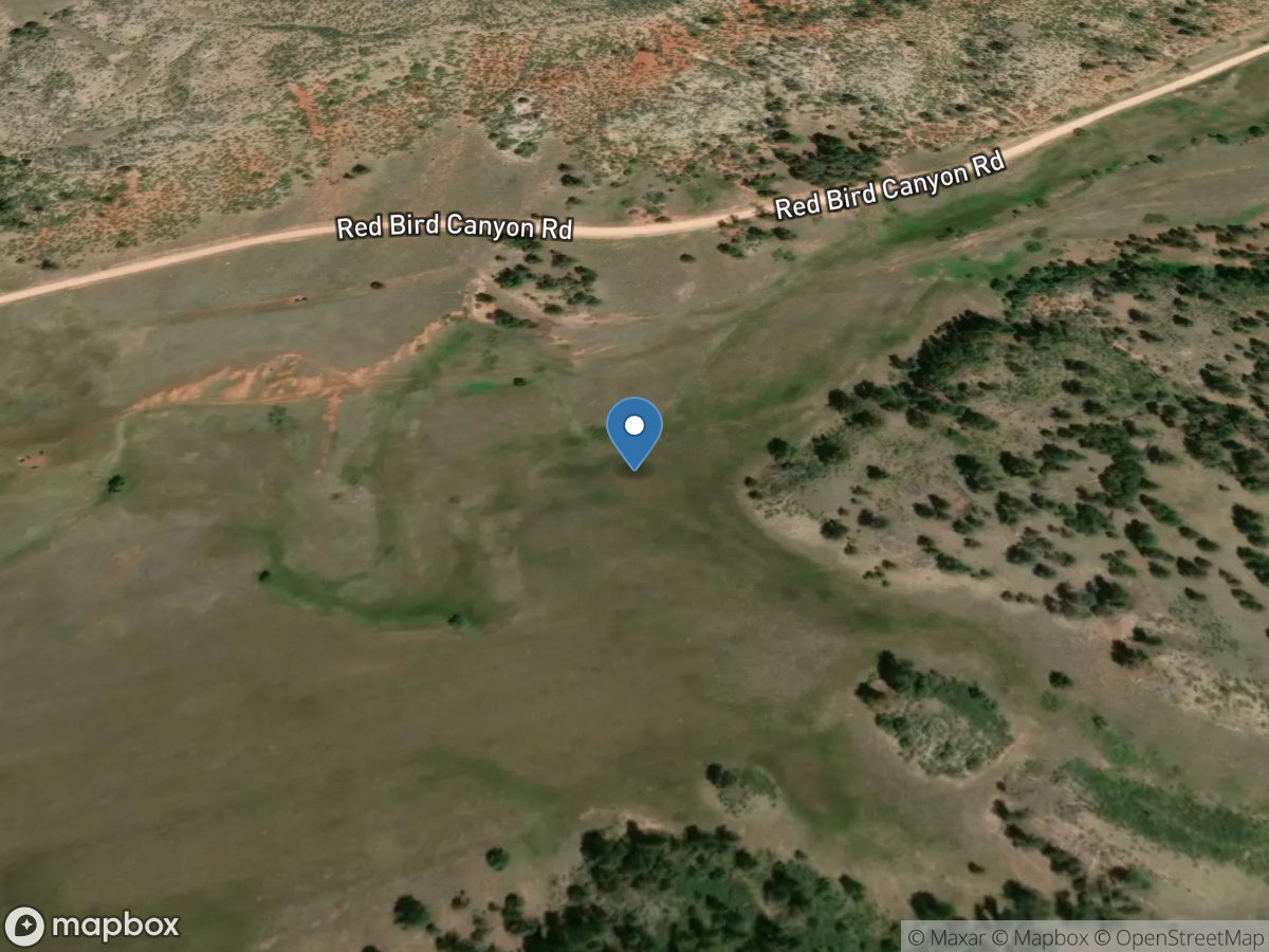 Redbird Canyon near Newcastle, WY location