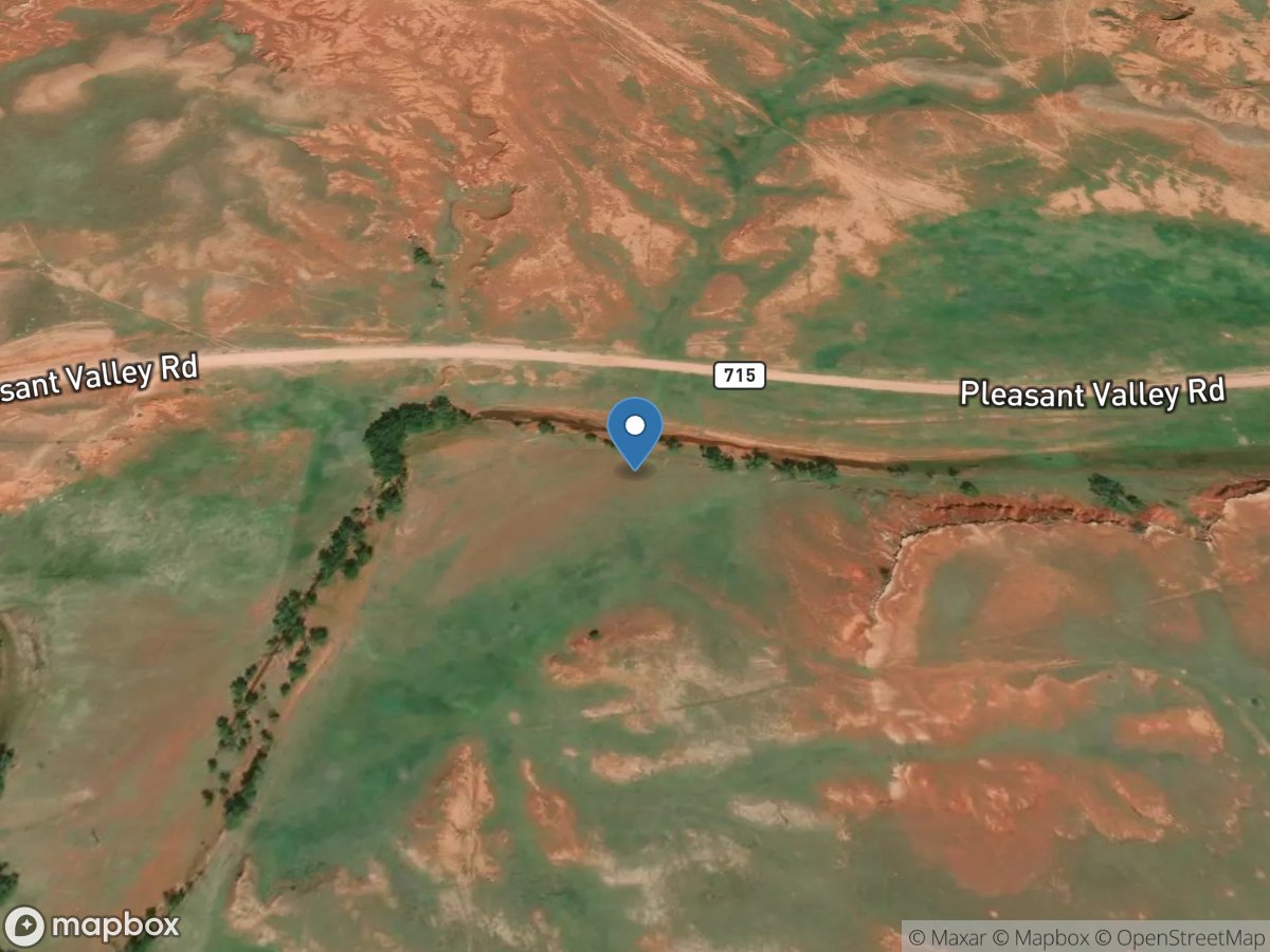 Pass Creek near Dewey, SD location