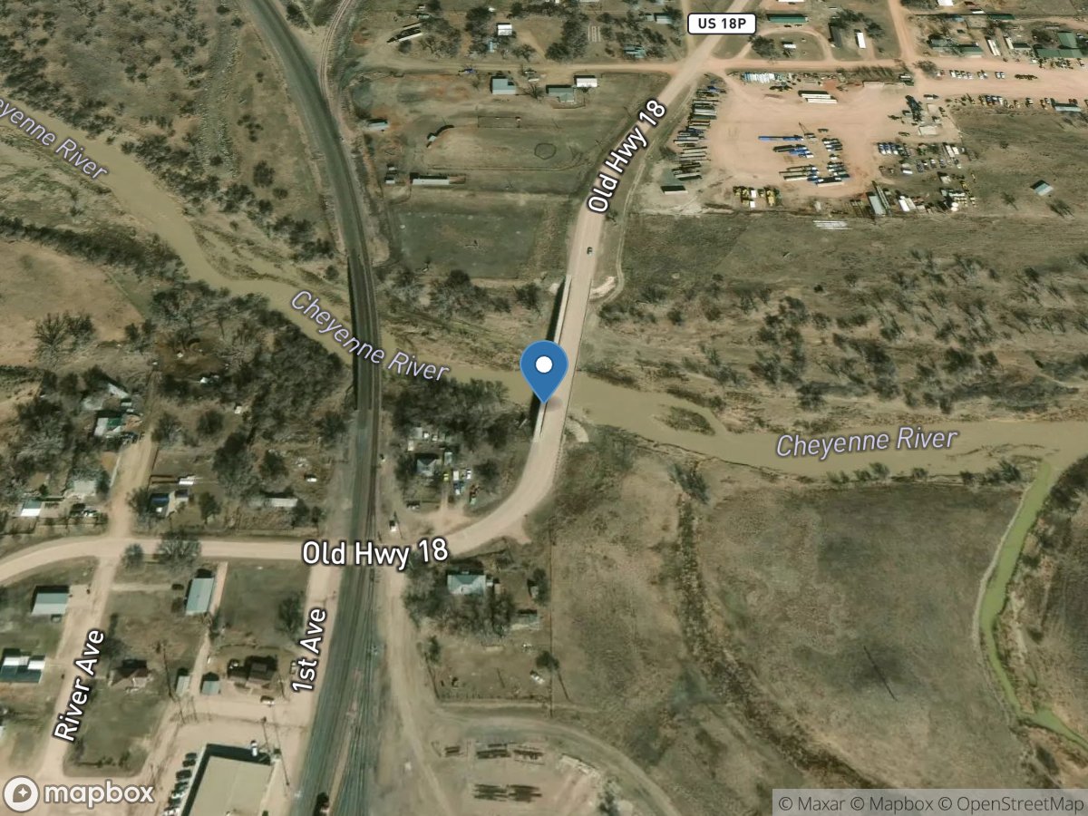 Cheyenne River at Edgemont,SD location