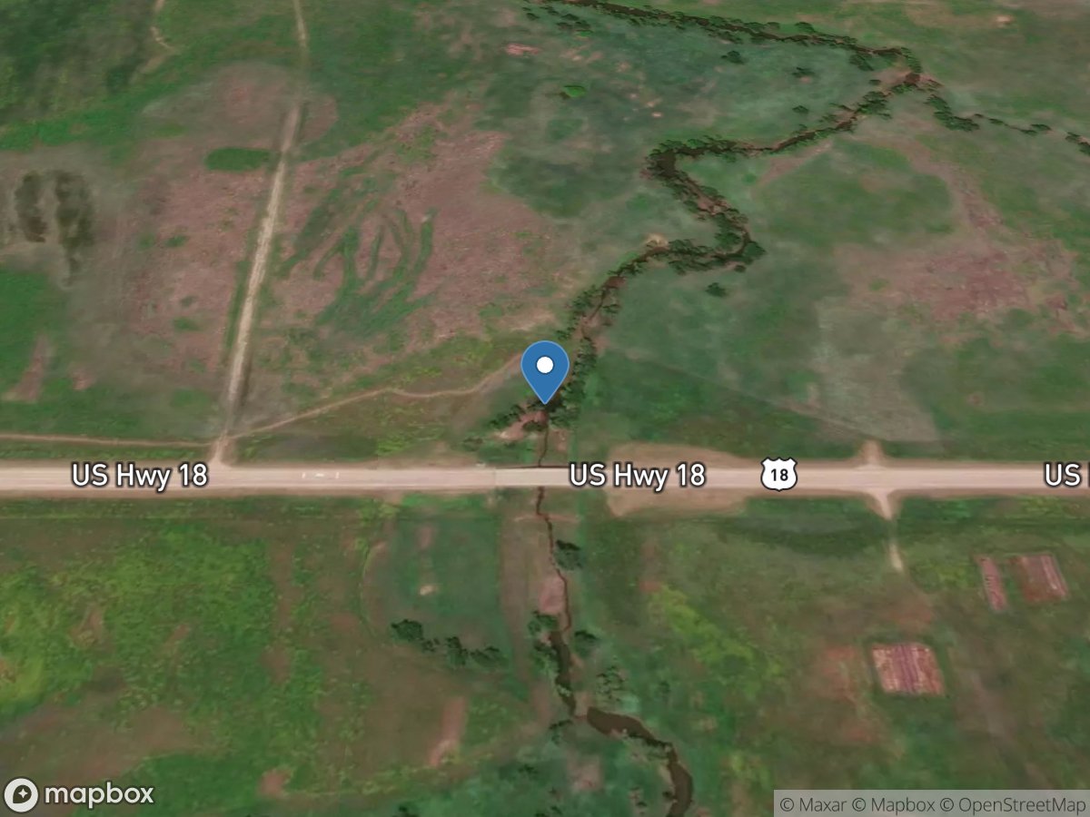 Horsehead Creek at Oelrichs,SD location