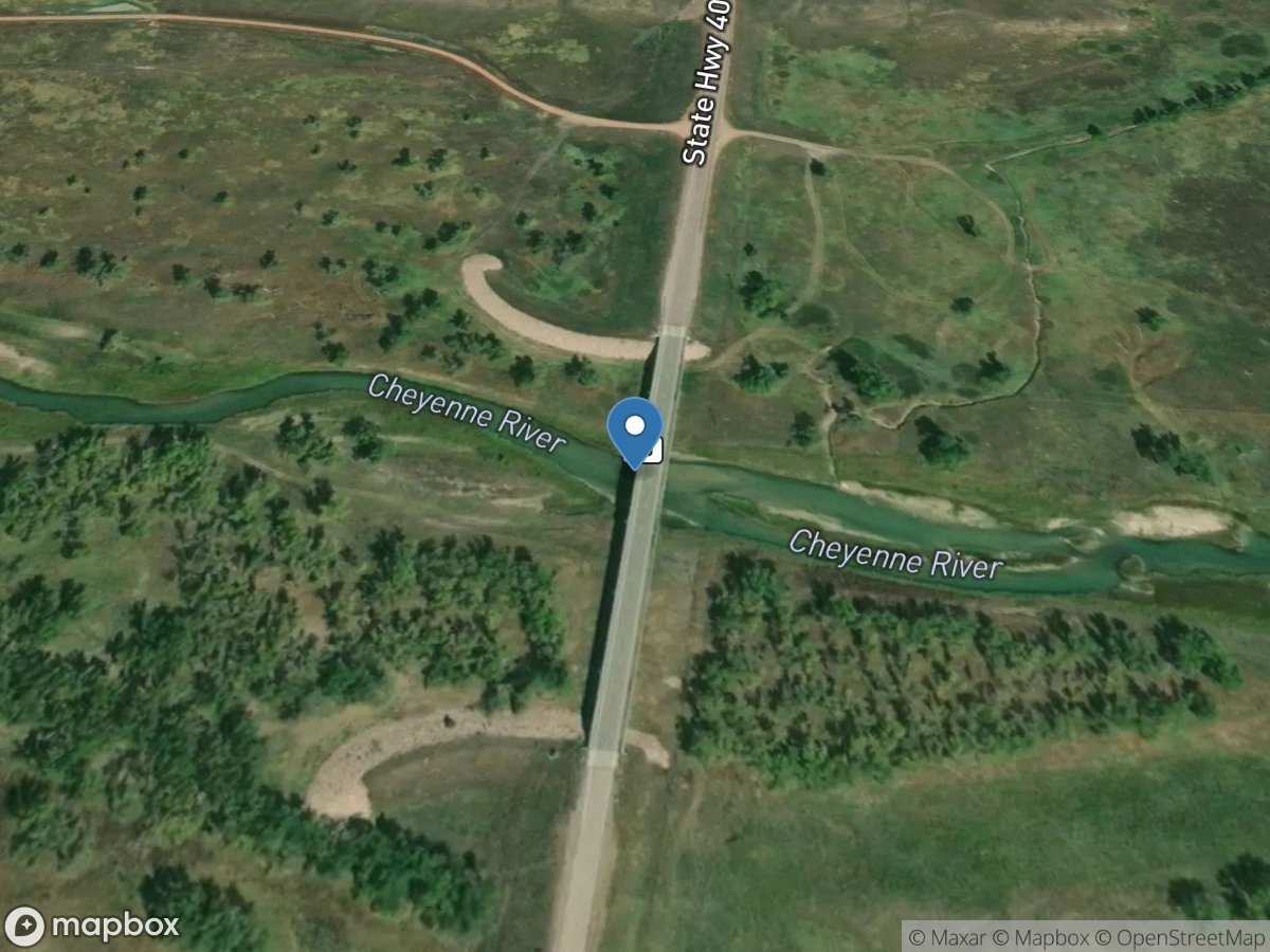 Cheyenne River at Red Shirt, SD location