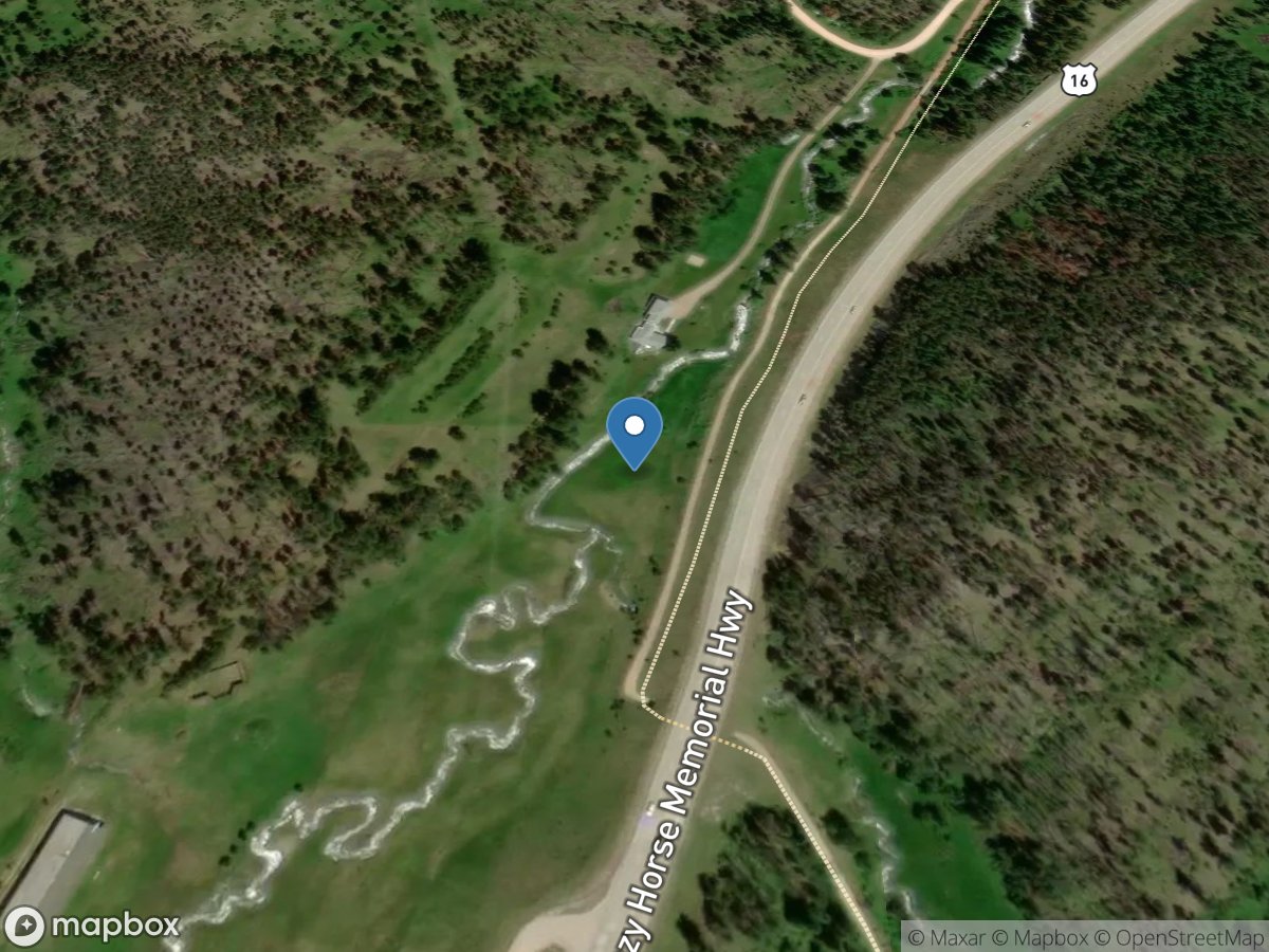 Spring Creek at Oreville, near Hill City,SD location