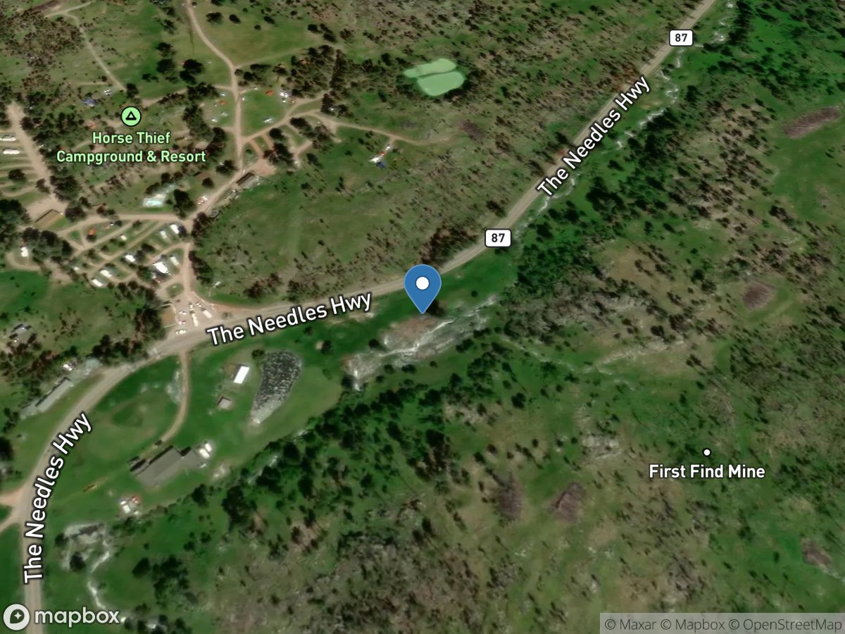 Sunday Gulch below Johnson Canyon near Hill City,SD location