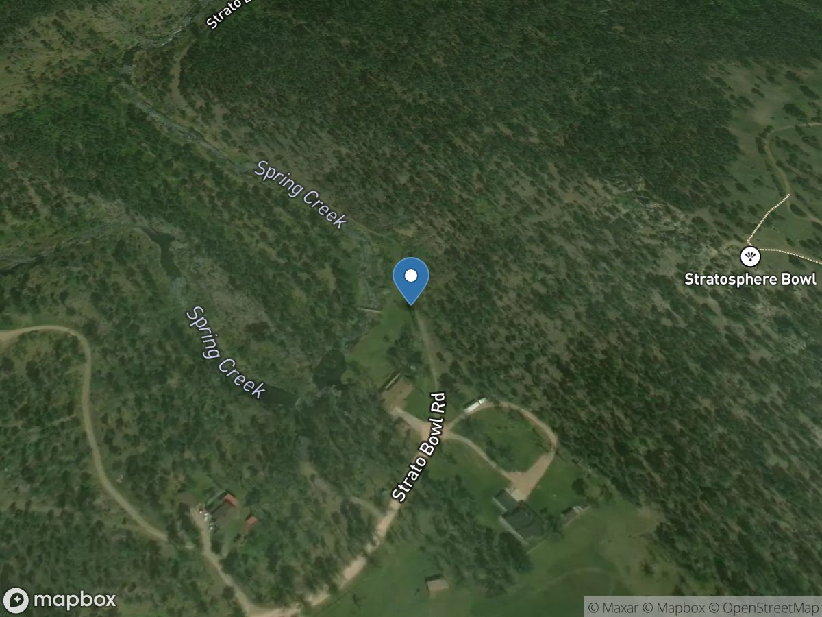 Spring Creek near Keystone,SD location