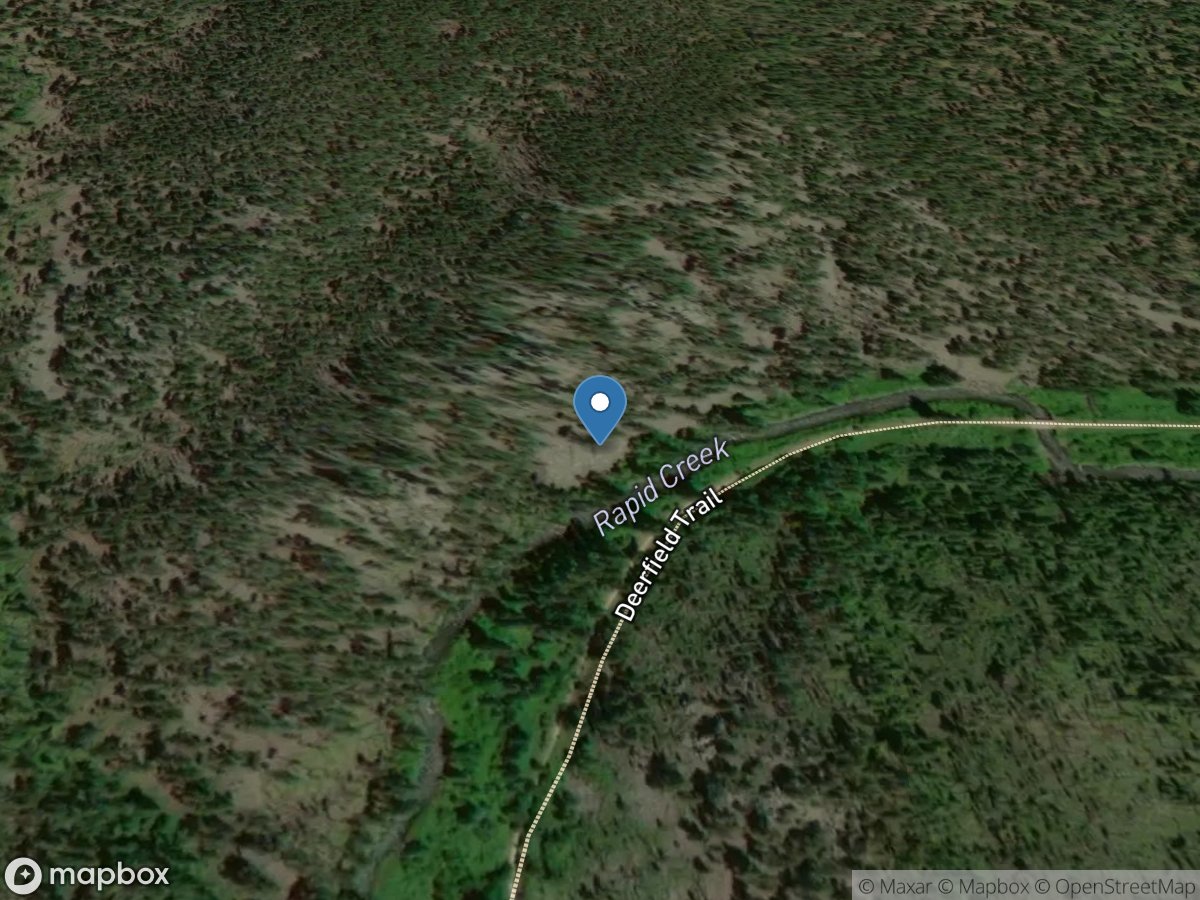 Rapid Creek above Pactola Reservoir at Silver City, SD location